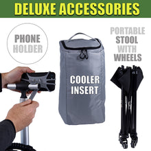 Load image into Gallery viewer, Packhopper Deluxe - Wheeled Backpack Tennis Ball Hopper with Cart and Extras