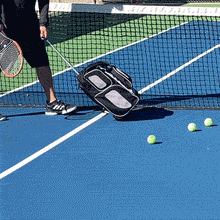 Load image into Gallery viewer, Packhopper Deluxe - Wheeled Backpack Tennis Ball Hopper with Cart and Extras