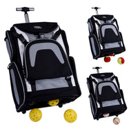 Packhopper for Pickleball - Wheeled Backpack and Ball Hopper in One